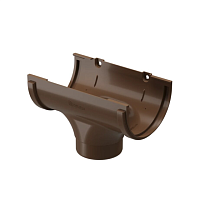 Воронка 120 мм /80 мм Docke Dacha ( цвет светло-коричневый RAL 8017 )