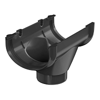 ТН ОПТИМА Воронка желоба (D 120/80) ( Черный RAL 9017 )