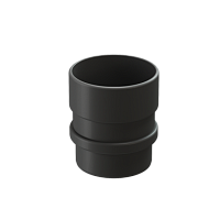 Муфта соединительная 100 мм Docke LUX ( цвет Графит RAL 7024 )