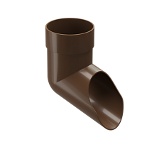 Наконечник (слив) 85мм Docke Premium ( цвет Каштан RAL 8017 )