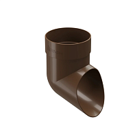 Наконечник (слив) 80мм Docke Dacha ( цвет светло-коричневый RAL 8017 )