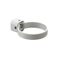 Хомут универсальный 100 мм Docke LUX ( цвет Пломбир RAL 9003 )