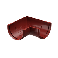 Угловой элемент 120 мм 90 гр Docke Dacha ( цвет красный RAL3005 )