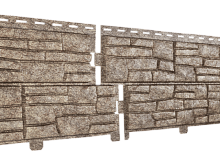 Фасадная панель СТОУН ХАУС Сланец ( бурый )