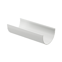 Желоб 120 мм Docke Premium  3м/шт ( цвет Пломбир RAL 9003 )