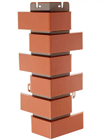 Наружний угол Кирпич Клинкерный Красный ( 0,45 * 0,16 * 0,031 м. )