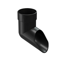 Наконечник (слив) 100 мм Docke LUX ( цвет Карбон RR33 )