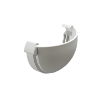 Заглушка желоба Docke LUX ( цвет Пломбир RAL 9003 )