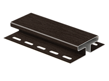 H-Планка TIMBERBLOCK Фасадная рейка ( орех темный )