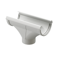 Воронка 141 мм /100 мм Docke LUX ( цвет Пломбир RAL 9003 )