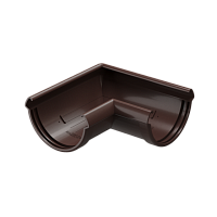 Угловой элемент 141 мм 90 гр Docke LUX ( цвет Шоколад RAL 8019 )