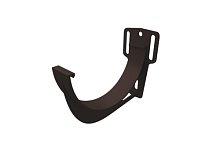 Кронштейн желоба 120/90 ПВХ Grand Line, коричневый RR 32