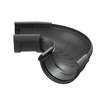 Угол регулируемый 60 гр.-160 гр. ( цвет Графит RAL 7024 )