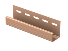 J-планка Классика 3,05 м. Ю-пласт ( розовая )