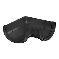 ТН ОПТИМА Угол желоба 90° (D 120/80) ( Черный RAL 9017 )