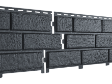 Фасадная панель СТОУН ХАУС Кирпич ( графитовый )