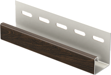 J-планка к софиту PRO ( орех темный )