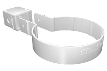 Хомут трубы Kliker ПВХ Grand Line Premium , белый