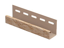 J-Планка СТОУН-ХАУС Камень ( золотистый )