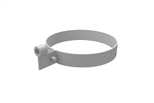 Хомут трубы 120/90 ПВХ Lite Grand Line, белый