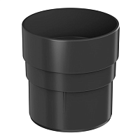 ТН ОПТИМА Муфта трубы (D 120/80) ( Черный RAL 9017 )