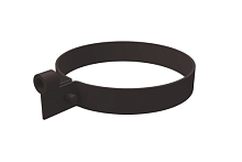 Хомут трубы 120/90 ПВХ  Lite Grand Line, коричневый RR 32