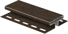 H-планка к софиту PRO ( орех темный )