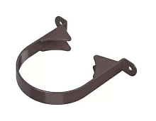 ТН ОПТИМА Хомут трубы ПВХ (D 120/80) ( Темно-коричневый RAL 8019 )