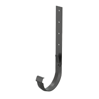 Кронштейн желоба металлический 141 мм/300 мм Docke LUX ( цвет Графит RAL 7024 )