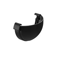 Заглушка желоба Docke LUX ( цвет Карбон RR33 )