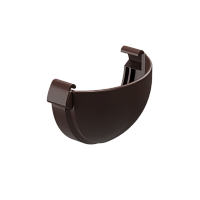 Заглушка желоба Docke LUX ( цвет Шоколад RAL 8019 )