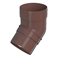 ТН ОПТИМА Колено трубы 135° (D 120/80) ( Темно-коричневый RAL 8019 )