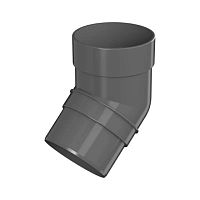 ТН ОПТИМА Колено трубы 135° (D 120/80) ( Серый RAL 7024 )