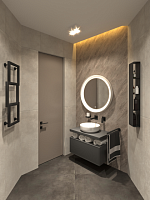 Стеновая панель АЛЬТА СЛЭБ SPC Кварцвинил 300х600х2,4мм Магия Бетона ( Азимут )