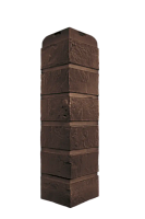 Наружний угол Кирпич Рижский ЭКО Коричневый ( 0,44 * 0,11 м. )