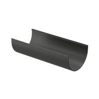 Желоб 120 мм цв. Docke Premium  3м/шт ( цвет Графит RAL 7024 )