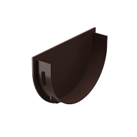 Заглушка воронки 120 мм Docke Premium ( цвет Шоколад RAL 8019 )